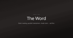 Reading the Bible by genre - The Word · Scripture