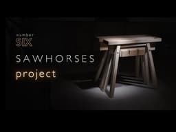 Make a pair of Sawhorses using just hand tools