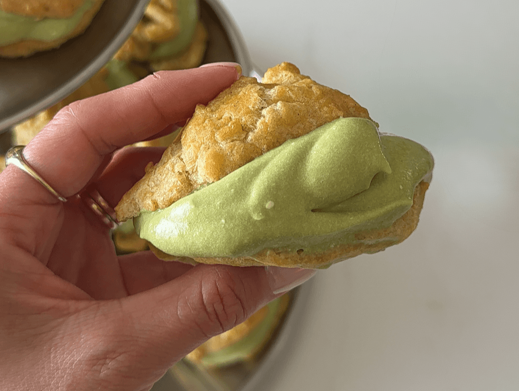 Recipe: Matcha Cream Puffs