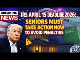 IRS April 15 Deadline 2026  Seniors Must Take Action Now to Avoid Penalties