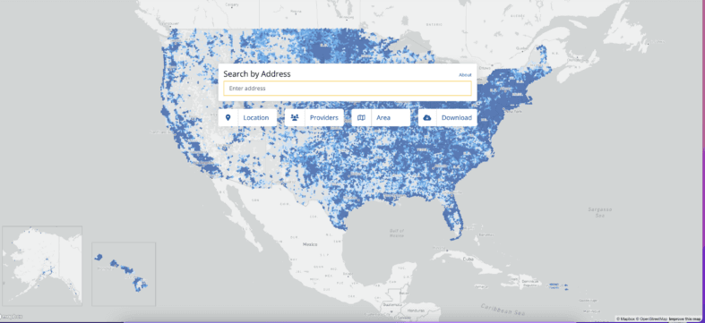 FCC broadband map | internet coverage