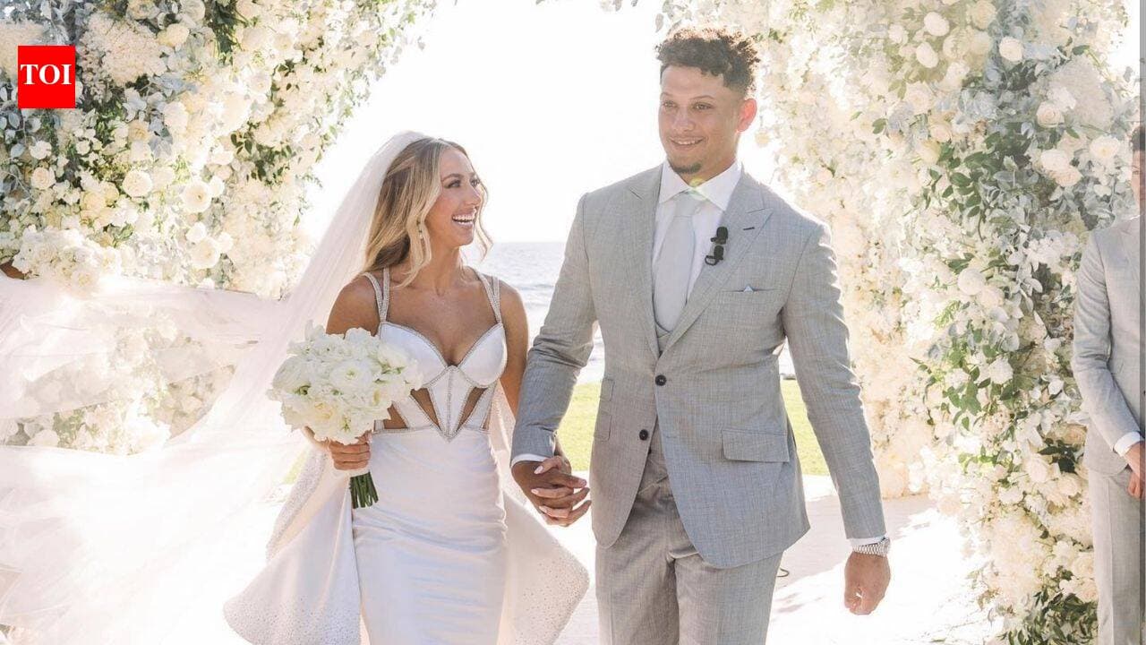Mahomes at the Kelce-Swift wedding weekend