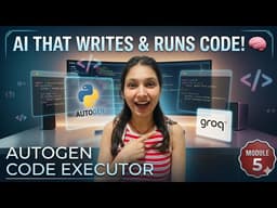 I Built an AI That Writes & Runs Code 🤯 | AutoGen Code Executor (Python + Groq)