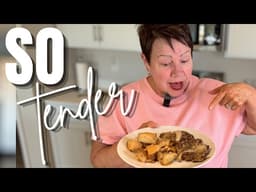 Easy Crockpot Cube Steak & Potatoes | One Pot Dinner