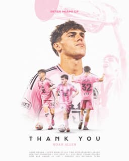 @InterMiamiCF: From the Academy to MLS Champion. One of us from day one. All the best, Noah. 💖

🔗 https://t.co/iR0r...