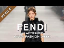 Fendi Fall Winter 2026/27 Fashion Show Model ID | Milan Fashion Week