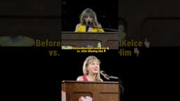 The Change in Taylor Swift Before vs. After Travis Kelce 🥹 #taylorswift #traviskelce