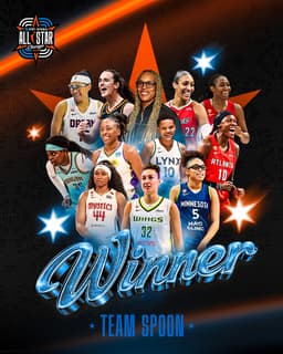 @WNBA: Team Spoon takes it 💙🏆

Congrats to Team Spoon on winning the 2026 All-Star Game presented by @ATT!
...