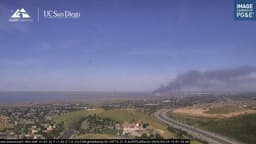 Smoke from vegetation fire on island near Antioch to be visible for hours, firefighters say