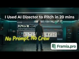 I Used Al Director to Pitch a Client in 20 Minutes (No Prompts, No Crew) - Framia Pro Review