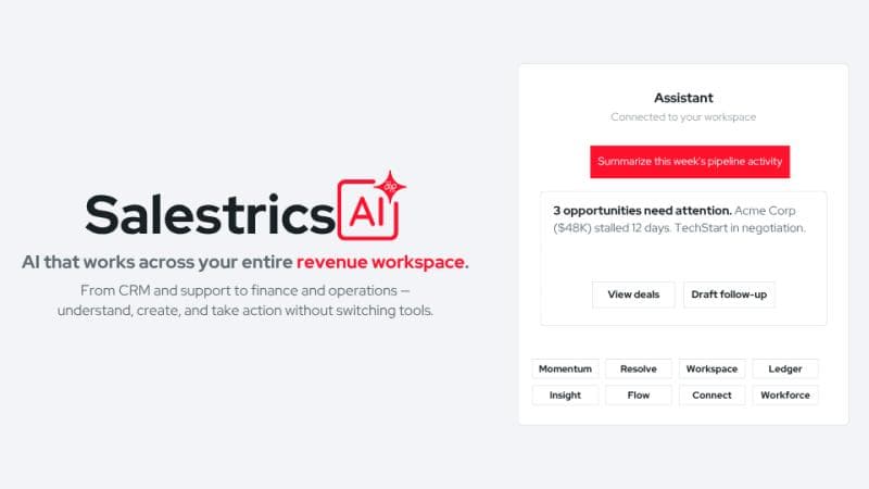 Salestrics Announces July 23 Launch of AI v2 Following ...