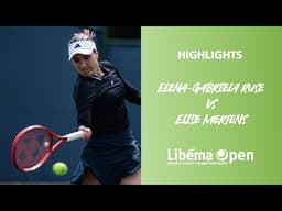 HIGHLIGHTS | ELENA-GABRIELA RUSE VS ELISE MERTENS🎾 SECOND ROUND