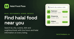 Halal restaurant news & guides across Ontario