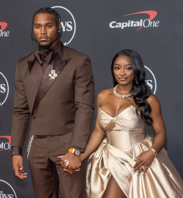 Simone Biles Posts Handsy PDA Video With Her Husband