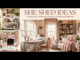 Amazing! 🛖 She Shed Ideas on a Budget 2026 Interior Exterior Backyard Designs DIY