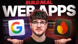 How to Build & Launch REAL Web Apps (Google AI + Firebase)