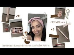 RARE BEAUTY ESSENTIALS NEUTRALS EYESHADOW PALETTE | FIRST IMPRESSIONS AND REVIEW