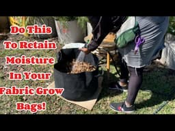 Stop Watering Your Fabric Grow Bags Everyday; Do This Instead!