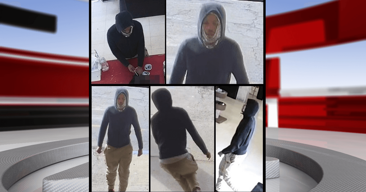 Louisville police searching for suspect accused of armed robbery at Feeder Supply