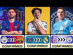 Confirmed Summer Confirmed Transfer News 2026,✅ FT. Vitinha to Real Madrid, Silva to Barcelona...🤯🔥