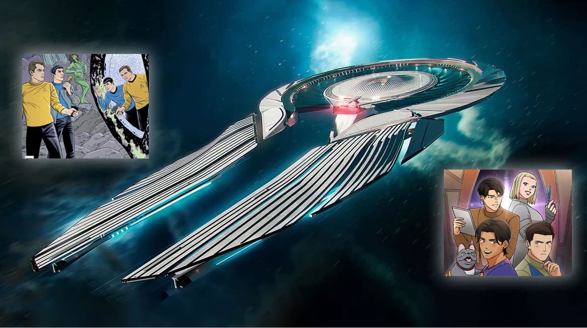 STAR TREK Publishing Updates: New USS Athena Guidebook, 60th Plans from IDW, and Two New WEBTOON Comic Series Debut