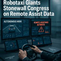 Robotaxi Giants Stonewall Congress on Remote Assist Data | The Tech Buzz