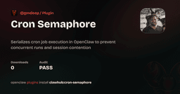 Cron Semaphore — OpenClaw Plugin