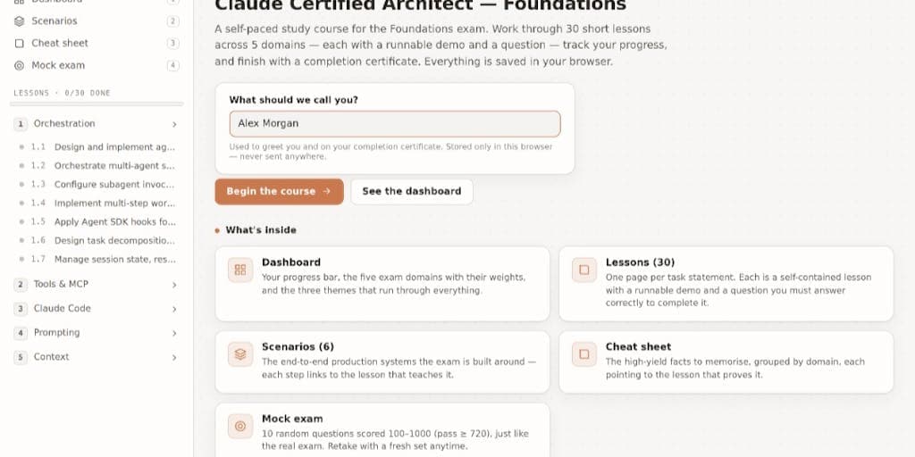 Claude Certified Architect — Prep Course