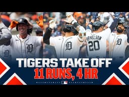 The Tigers' bats explode for 11 runs against the Cardinals! 💥 (FOUR home runs! 💪) | MLB Highlights
