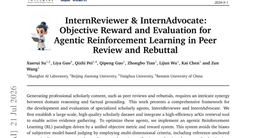 InternReviewer & InternAdvocate: Objective Reward and Evaluation for Agentic Reinforcement Learning in Peer Review and Rebuttal
