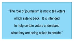 OPINION: What Journalists Owe Lee County Voters