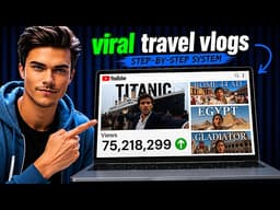How I Make VIRAL Time Travel Vlogs Using Only AI Tools