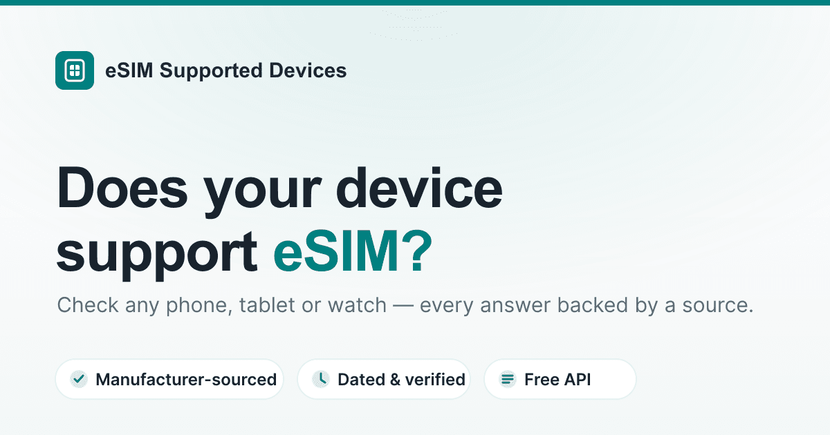 Does the Samsung Galaxy S25 FE support eSIM?