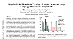 MegaTrain: Full Precision Training of 100B+ Parameter Large Language Models on a Single GPU
