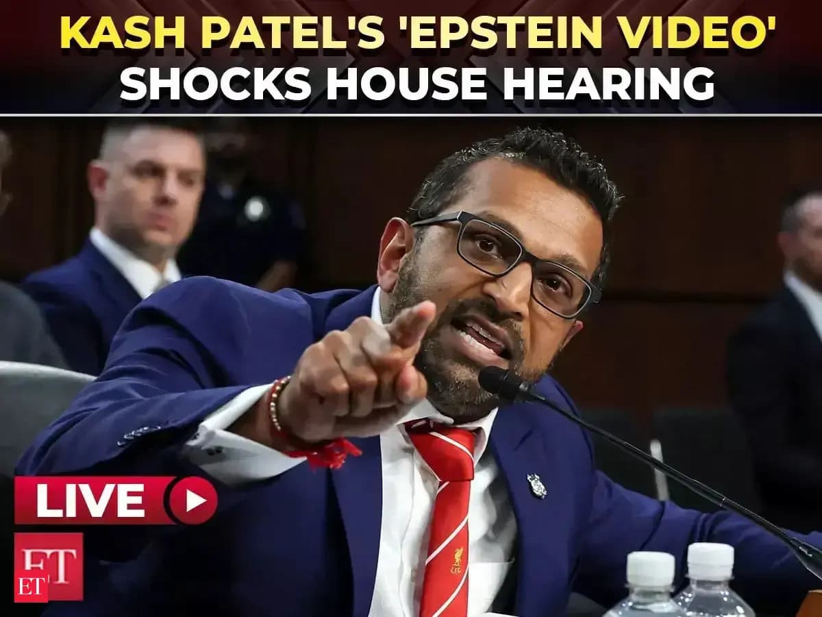 Kash Patel drops Epstein bombshell at explosive House ...