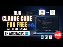 Use Claude Code for Free with Ollama on Windows PC