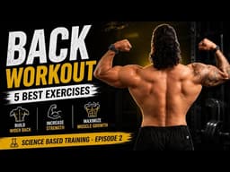 The ONLY 5 Back Exercises You Need For Muscle Growth 