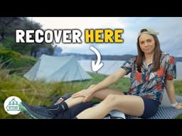 Everything I do on trail so tomorrow hurts less | HIKING RECOVERY