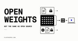 What “open weights” means for AI models