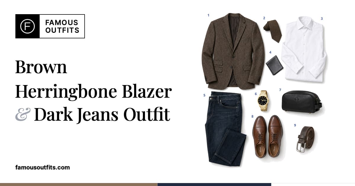 Stephen Curry's Brown Herringbone Blazer & Dark Jeans ...