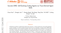 Socratic-SWE: Self-Evolving Coding Agents via Trace-Derived Agent Skills