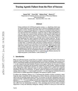 @omarsar0 reposted: NEW paper from Microsoft and colleagues.

Debugging agent trajectories at scale ...