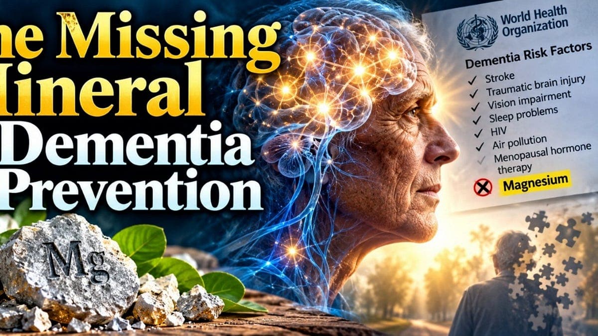 The Missing Mineral in Dementia Prevention 