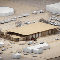Design rendering of Missoula Fire Department Station Six