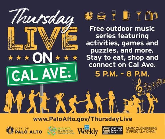 📅 Free Thursday Live Concert Kicks Off May 28 on Cal Ave