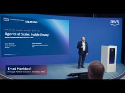 Hannover Messe 2026 - Inside ENVOY: Siemens' Production-Grade Agentic AI Services on AWS