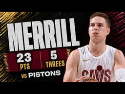 Sam Merrill 23 pts 5 threes vs Pistons 2026 PO G7