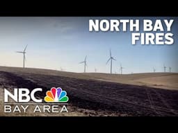 Firefighters battle two North Bay fires as red flag warnings stay in effect