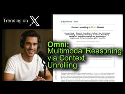 Omni: Multimodal Reasoning via Context Unrolling