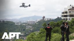 U.S. Conducts Air Evacuation Drill Over Venezuela’s Capital Caracas | APT